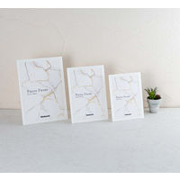 ナカバヤシ アクリル製フォトフレーム スライド式 KG ホワイト F-AC-102-W 1枚