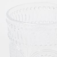 エンボスグラス クリア 1セット（1個×2） LAKOLE/ラコレ