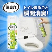 トイレの消臭力スプレー 消臭芳香剤 トイレ用 グリーンブーケ 365mL 1セット（1本×6） エステー