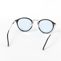 ウェリントンコンビサングラス ブラック×ブルー LAKOLE/ラコレ