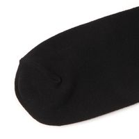 メンズ ジャスト重ねロゴソックス ブラック 25～27cm LAKOLE/ラコレ
