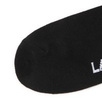 メンズ ジャストレタリングソックス ブラック 25～27cm LAKOLE/ラコレ