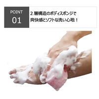 キクロン キクロンファイン　ダブルボディスポンジ　ピンク 　1セット（3枚）