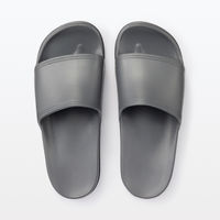 無印良品 一体成型 足なりサンダル ２４．５～２５．０ｃｍ チャコールグレー 良品計画