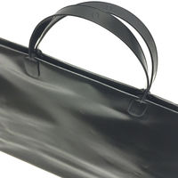 マツシロ 無地ビニールバッグL クロ 10枚セット 62BLB 1包（直送品）