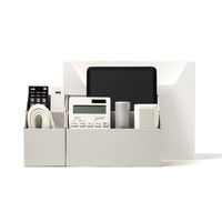 吉川国工業所 持ち運びができる収納ボックス インナーオーガナイザーS・L付き グレー MBー02_Gy 1個