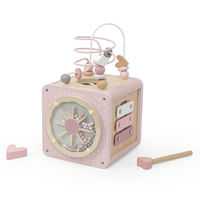 labellabel アクティビティキューブ ピンク 1個 エデュテ おもちゃ 12か月～