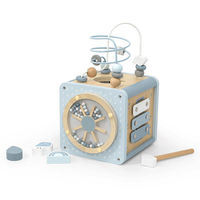 labellabel アクティビティキューブ ブルー 1個 エデュテ おもちゃ 12か月～