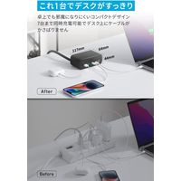 USBタップ 電源タップ 延長コード 1.5m Anker PD対応 Charging Station A91C0511 1台