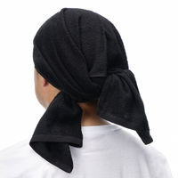 丸紅フォレストリンクス 現場のチカラ 黒いロングタオル 1セット(4枚入) オリジナル