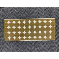 【アウトレット】丸眞 ドット柄（BR）　フェイスタオル2枚組 1セット6枚（2枚入パック×3）