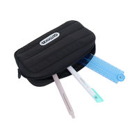 サンスター文具 キルティングペンケース OUTDOOR29 BLACK S1428845 1個