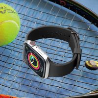 PGA Apple Watch 41/40/38mm用 シリコンバンド ブラック PG-AW41SC01BK 1個（直送品）