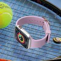 PGA Apple Watch 49/45/44/42mm用 シリコンバンド パープル PG-AW49SC04PP 1個（直送品）