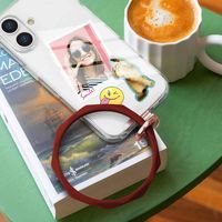 PGA ストラップホルダー付き シリコンハンドストラップ くすみレッド PG-HST05RD 1個（直送品）