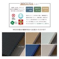 【軒先渡し】友澤木工 セキスイMIGUSA畳使用 デザイン畳ベッド クローズ シングル ブラウン 394-CL-87(LT)-SW 1台（直送品）
