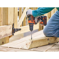 シャディ ブラック+デッカー 18Vコードレスドリルドライバー 24-8364-015 1個（直送品）