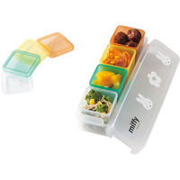 シャディ 【4箱セット】ミッフィー ケース付キューブストッカー4点セット 25-0284-120 1セット(4箱)（直送品）