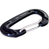 金井産業 ワイヤーゲートカラビナ ブラック FK-02 1個（直送品）