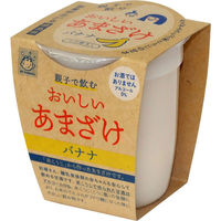 甘酒 飲み比べ アソート 親子で飲むおいしいあまざけ 3種(プレーン、ピーチ、バナナ) 180g 1セット(3種×各2本)