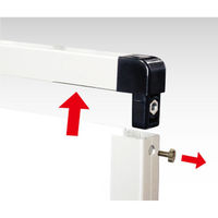 常磐精工 屋外ポールサインスタンドスライド A3両面 シルバー OPSS135-A3R 1台（直送品）