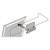 常磐精工 矢印クリップ 右 ブラック SCP-YRB 1台（直送品）