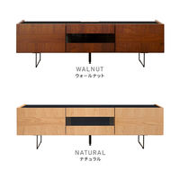 ホームテイスト Dylan(ディラン) テレビボード 幅1500×奥行445×高さ450mm ウォールナット SH-22-LB150 1台（直送品）