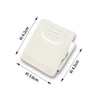 サンケーキコム ホワイトカラーマグネットクリップ 挟み口36mm SMC36ーW 1個