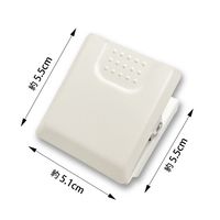 サンケーキコム ホワイトカラーマグネットクリップ 挟み口51mm SMC51ーW 1個