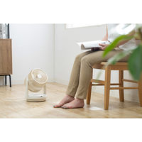 QUADS ツインブレード3DDCサーキュレーター DUOAIR DC アイボリー QS506IV 1台（直送品）