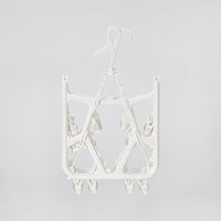 【均一価格】角ハンガー 32ピンチ 折り畳み式 1個 オリジナル