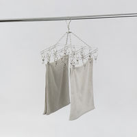 【均一価格】角ハンガー 20ピンチ ステンレス 1個 オリジナル