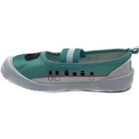 コマリヨー プラレールキッズ上履き 16235 はやぶさ GRN 18.0 1足　シューズ　メンズ（わけあり品）