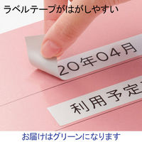 アスクル フラットファイル 厚とじ PPラミネート A4タテ グリーン FF-W2LS 1袋（10冊入） オリジナル（わけあり品）