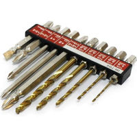 iHelp ビットと鉄工ドリル10点セット IH-704 1セット（わけあり品）