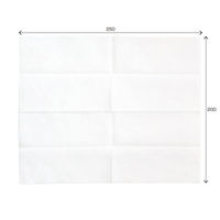 九州紙工 厚手大判おしぼり クールグレー 1袋（50枚入）（わけあり品）