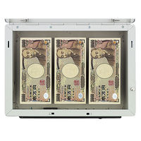 コクヨ 手提げ金庫(テンキー付き) B5(2号) ライトグ CB-T12M 1台（わけあり品）