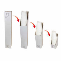 ファーストレイト ホワイト紙コップ 275ml（9オンス）1箱（80個入） 個装箱タイプ（わけあり品）