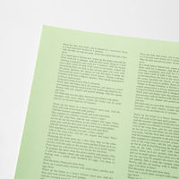 アスクル　カラーペーパー　特厚口　グリーン　A4　1冊（250枚入） オリジナル（わけあり品）