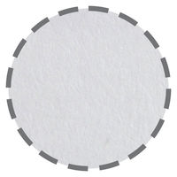 平紐クラフト紙手提袋薄型エコノミー 180×165×60 白 1袋（50枚入） オリジナル（わけあり品）