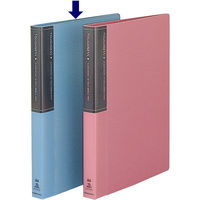 コクヨ クリヤーブック タフネス ミドルリング ラ-F720B 1冊（わけあり品）