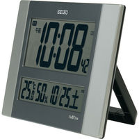 セイコータイムクリエーション ハイブリッドデジタル電波時計掛置兼用 ZS451S 1個（わけあり品）