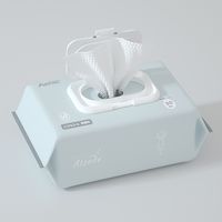 ベビーAtsude手口ふきシート90枚 新生児から ノンアルコール 無香料 1セット（90枚入×12個）