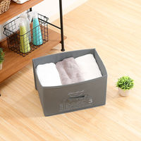 不二貿易 蓋付不織布インナーボックススタンダードGY(70456) 65286 1個