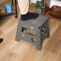 不二貿易 フォールディングステップスツール H32cm KH 77521 1個