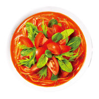 日清食品チルド [冷蔵] 冷たいトマトのラーメン 2人前×8袋 4548780536280 1セット(334g×8袋)（直送品）