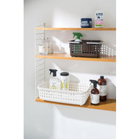 Like-it（ライクイット）吉川国工業所 ミニバスケット Wホワイト SCBー2_W 1セット（5個）