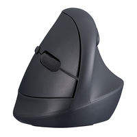 ナカバヤシ Bluetooth静音　ミニエルゴ　5ボタン　BlueLEDマウス　ブラック MUSーBKF223BK 1個