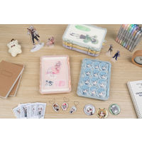 JEJアステージ　クッション付コレクションケース浅型230Ａ　コーラル　　1個