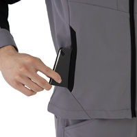 コーコス信岡 ストレッチ半袖ブルゾン M ブラック A-7060 1着（直送品）